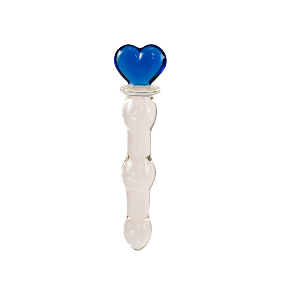 Dildo De Vidrio Blue 18 Cm