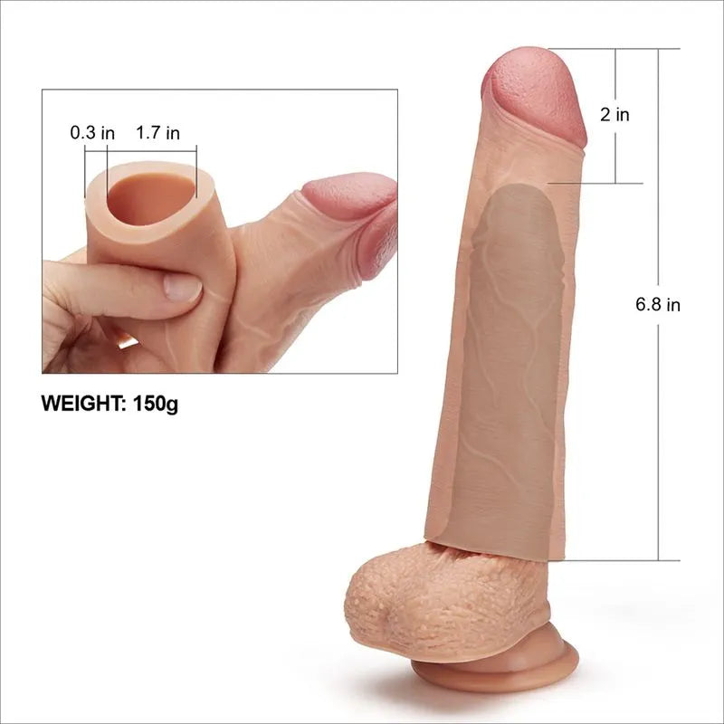 Revolutionary Silicone Nature Extender Flesh