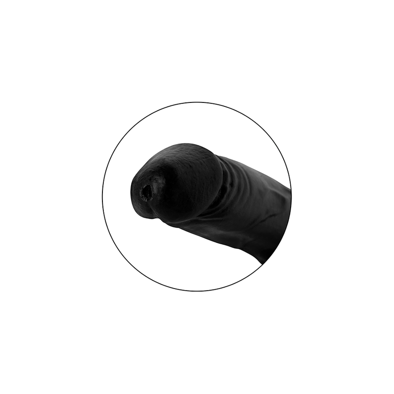 Dildo Paul Black Sistema Eyaculador
