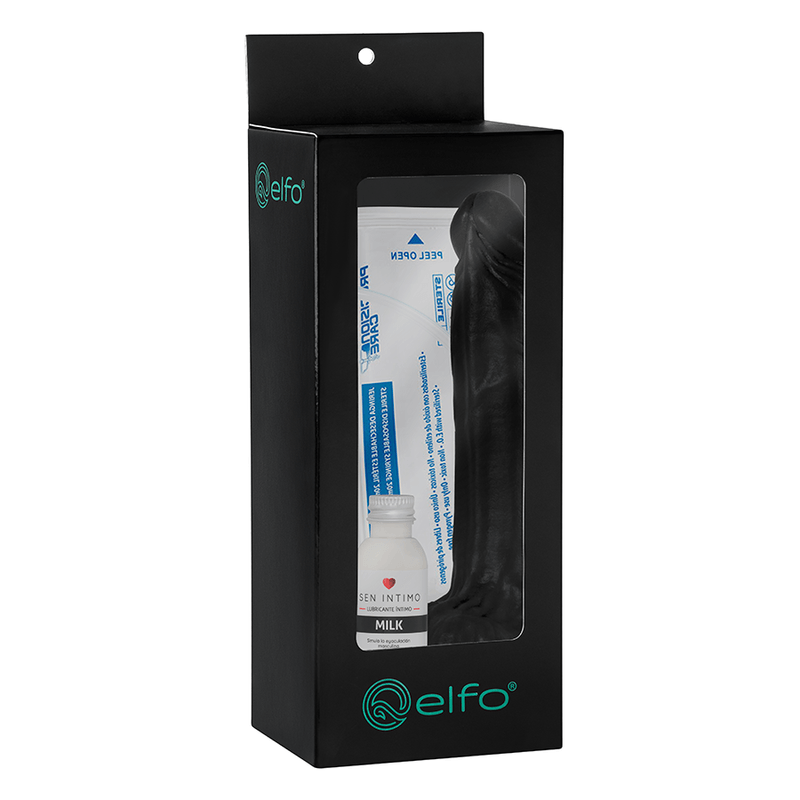 Dildo Paul Black Sistema Eyaculador