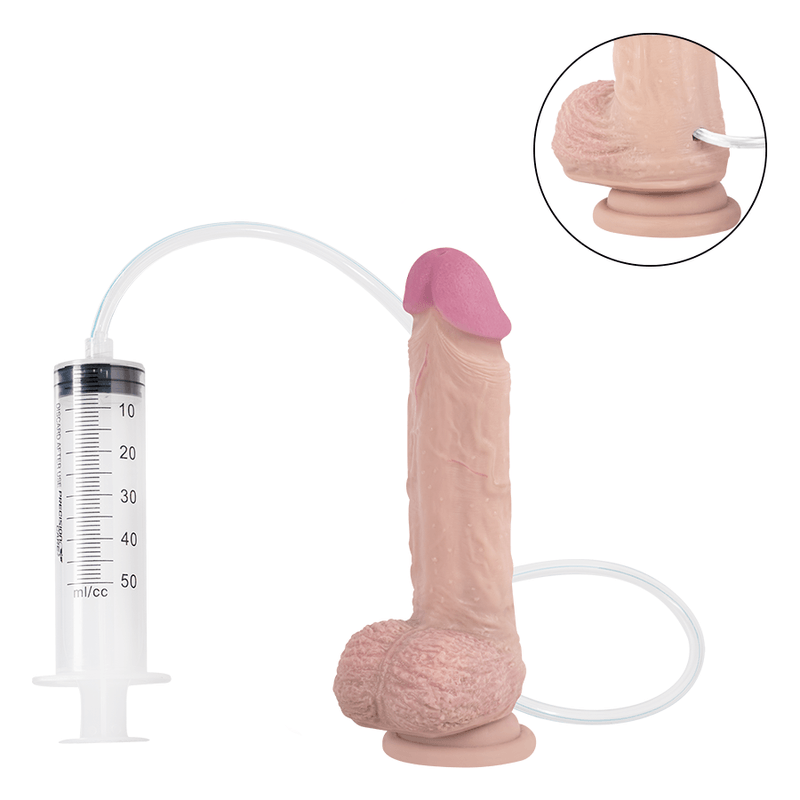 Dildo Chris Flesh Sistema Eyaculador