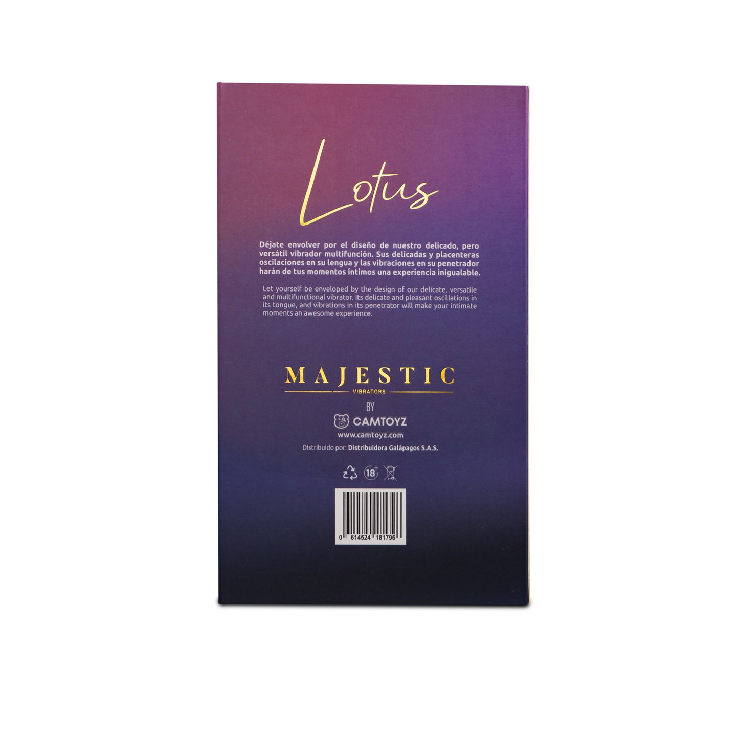 Majestic Vibrador Con Bala Lotus