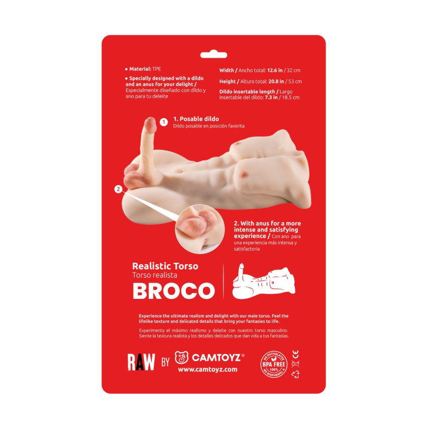 Raw Torso Masculino Broco