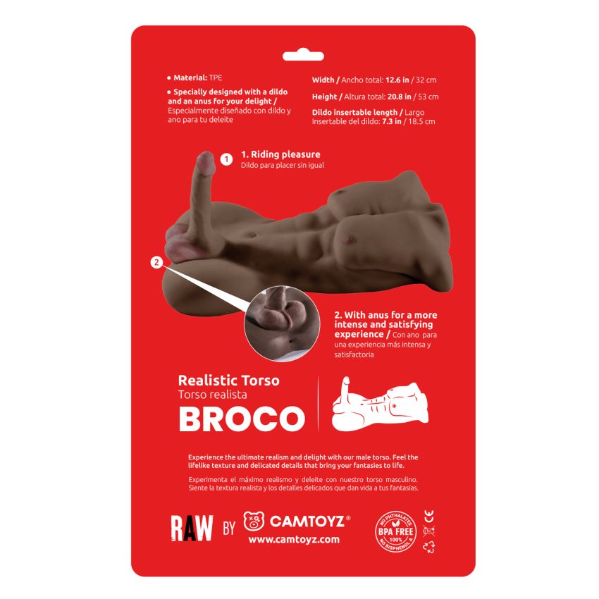 Raw Torso Masculino Broco