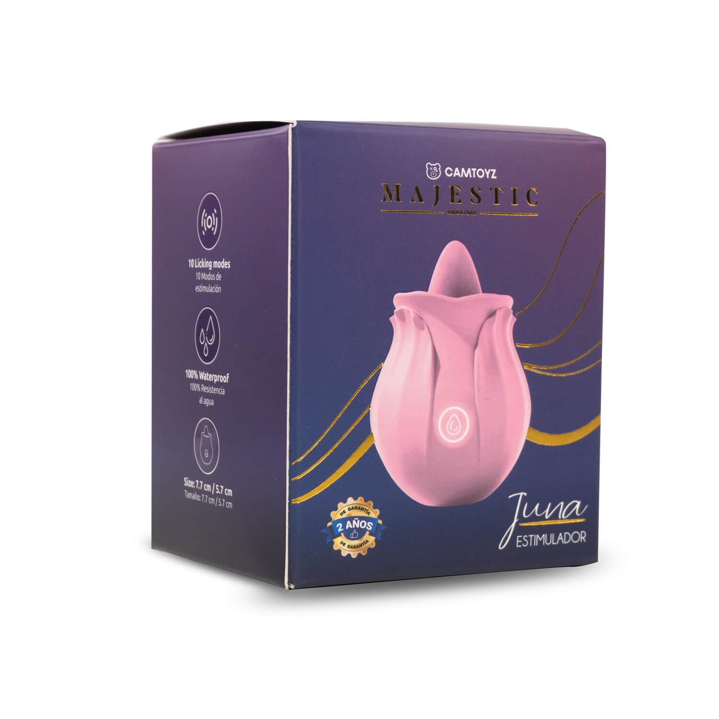 Majestic Vibrador Con Lengua Juna
