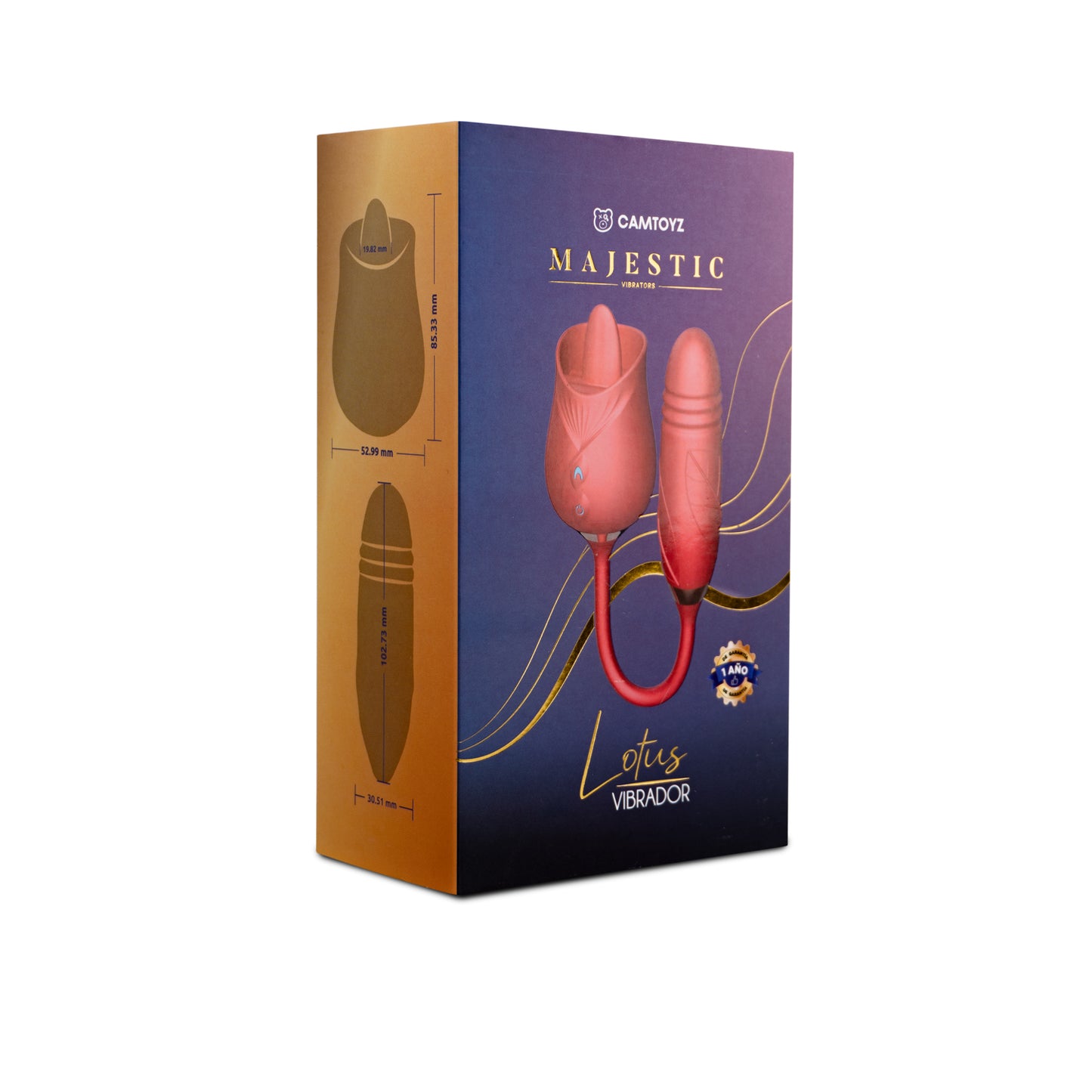 Majestic Vibrador Con Bala Lotus