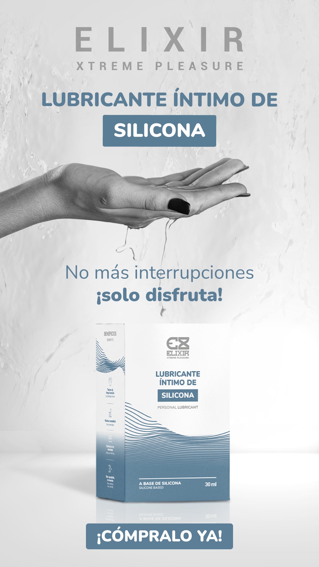 Lubricante Intimo De Silicona 30Ml