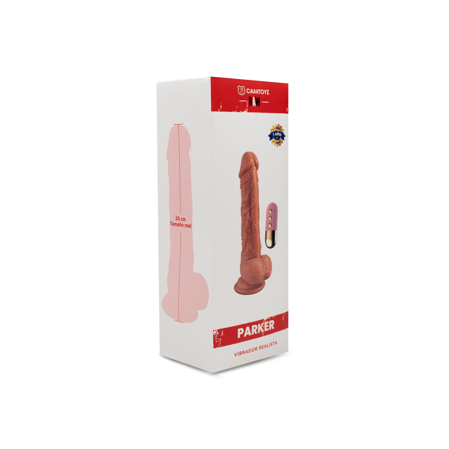 Vibrador realista Parker 20 cm