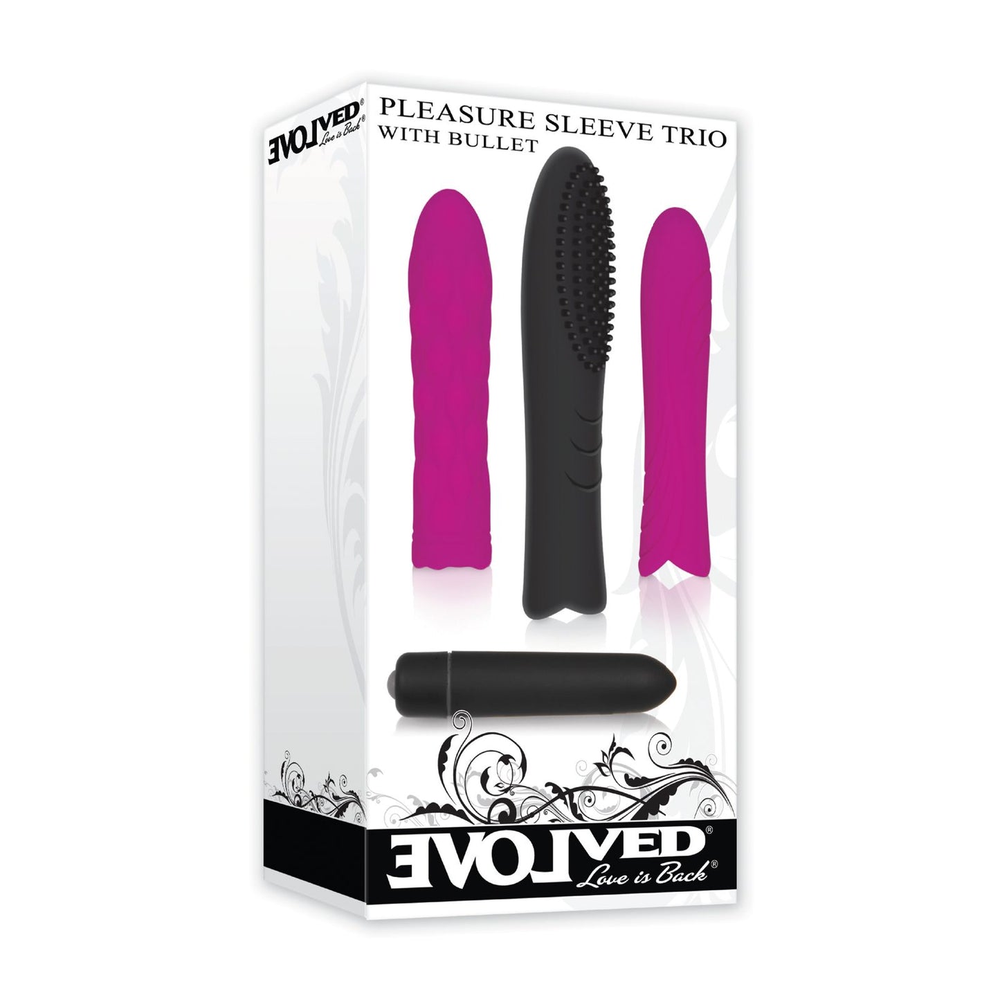 Bala Vibradora Y Fundas Pleasure Sleeve Trio