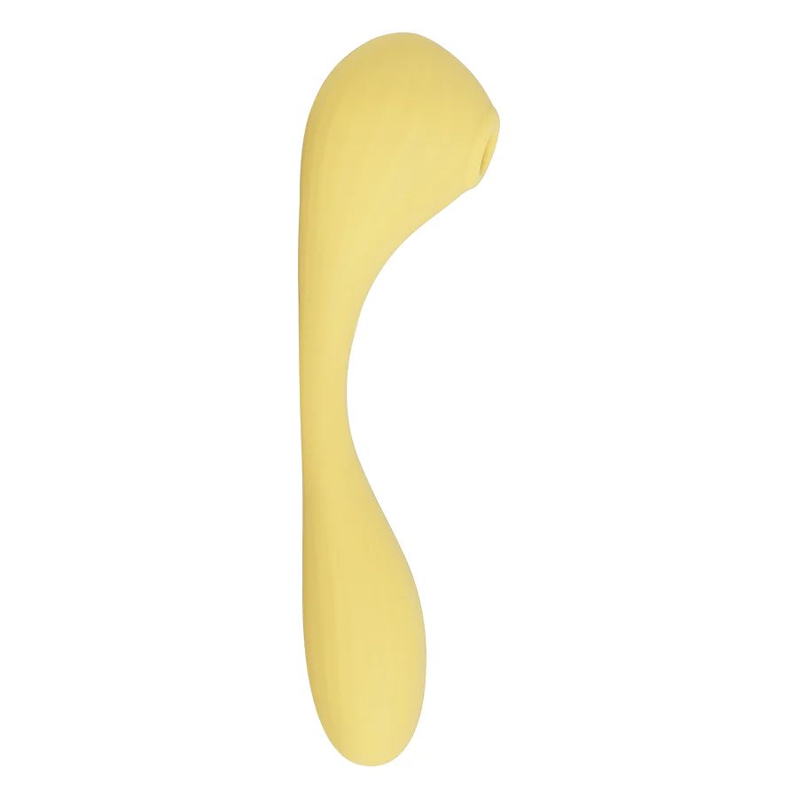 Estimulador Clitorial Y Vibrador Punto G Con App Magic Bobi Yellow