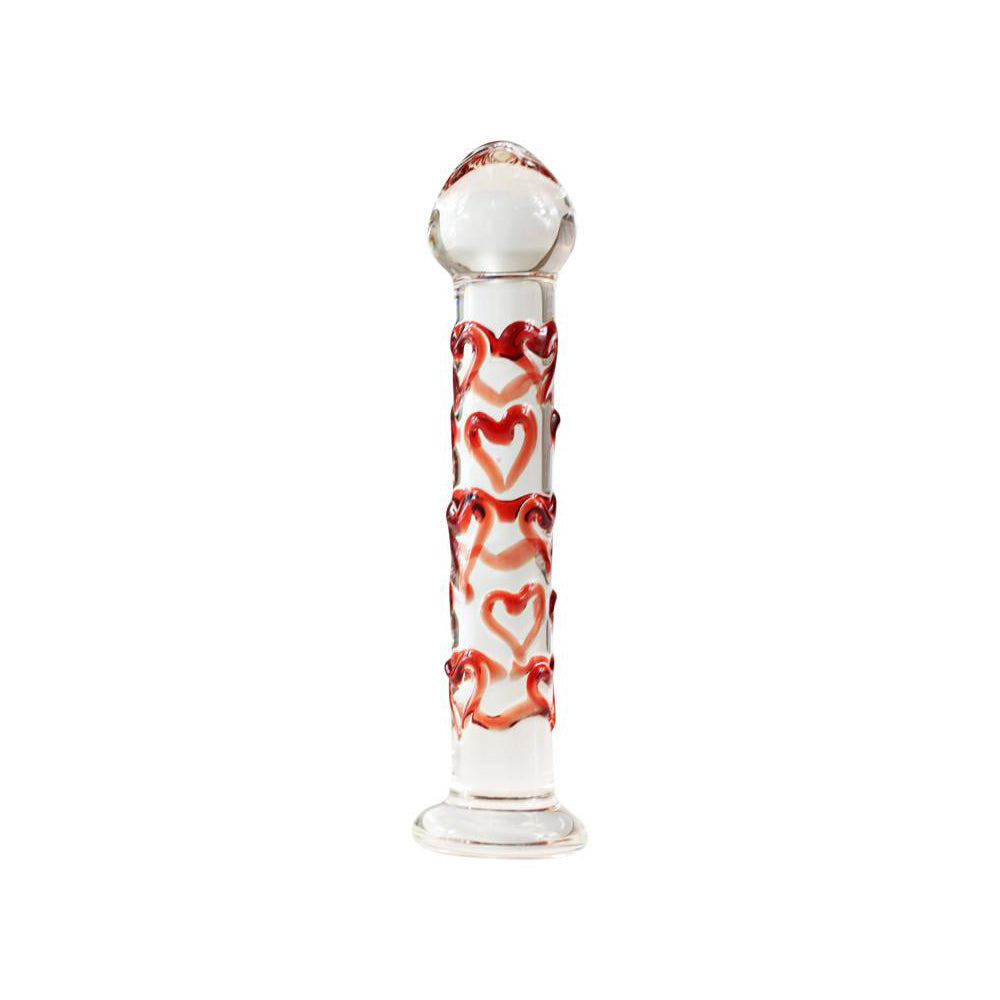 Dildo Vidrio Vulcano 18 Cm