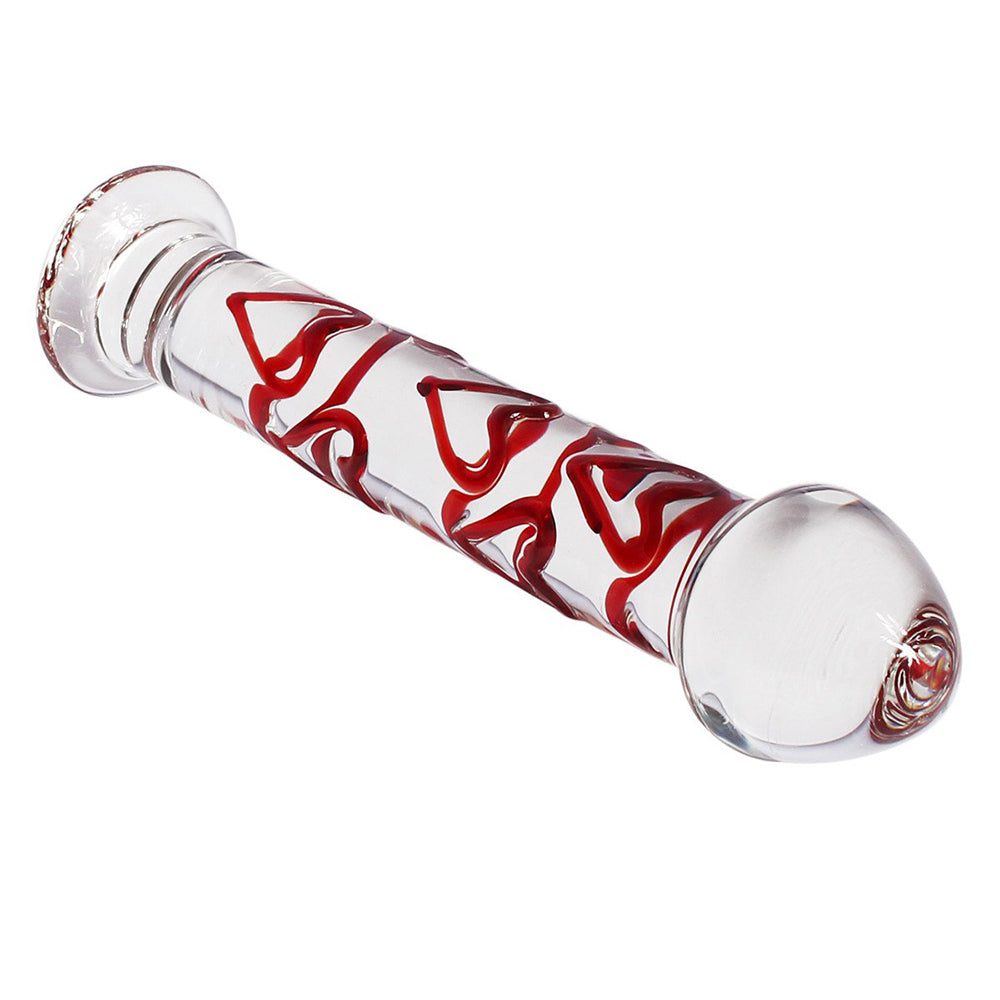 Dildo Vidrio Vulcano 18 Cm