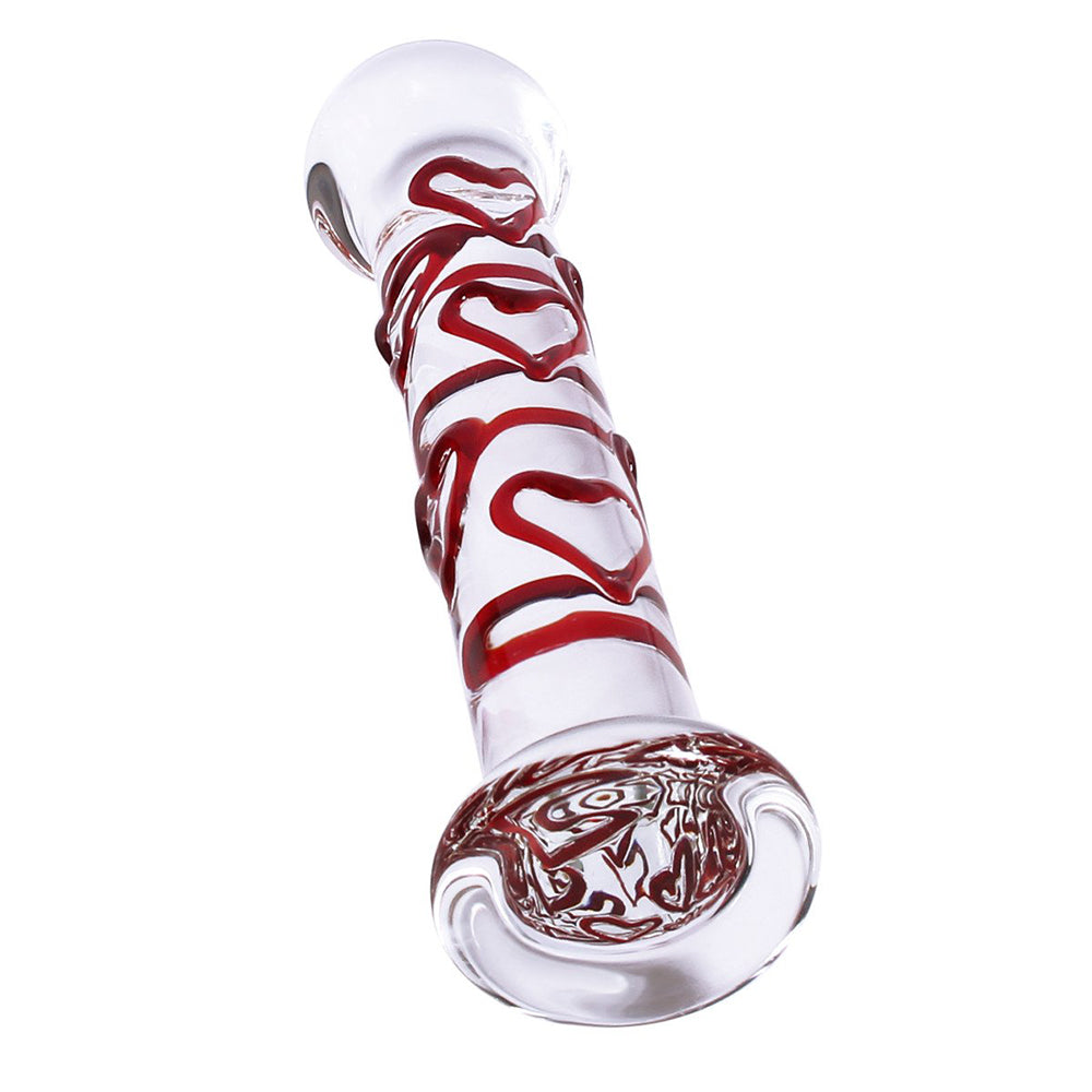 Dildo Vidrio Vulcano 18 Cm