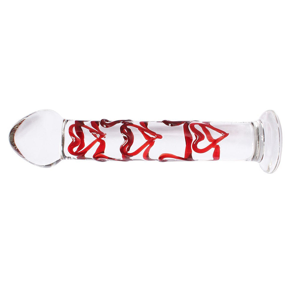 Dildo Vidrio Vulcano 18 Cm