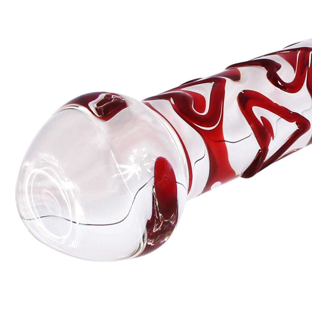 Dildo Vidrio Vulcano 18 Cm