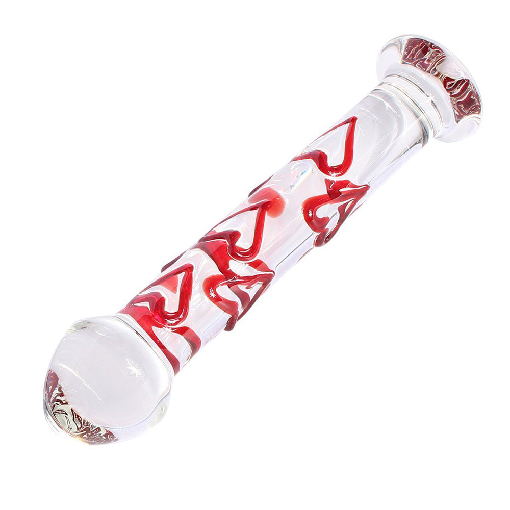 Dildo Vidrio Vulcano 18 Cm