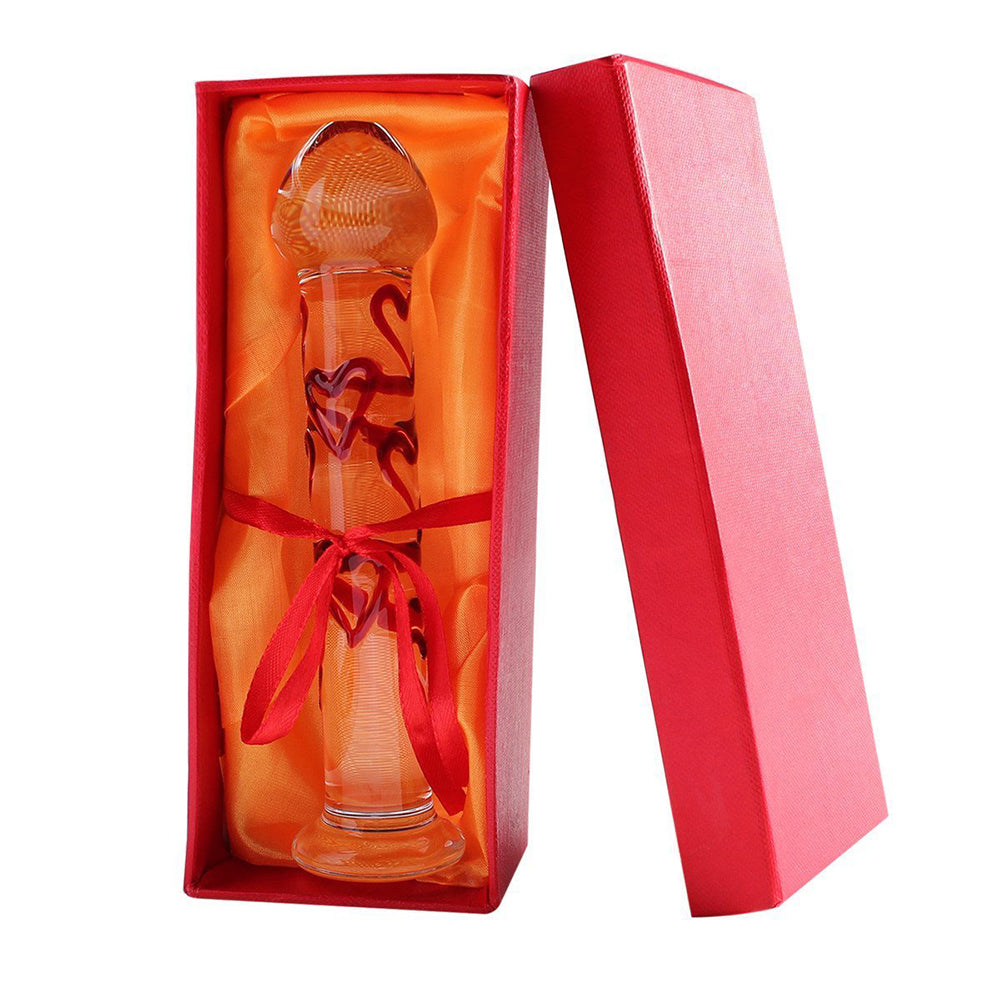 Dildo Vidrio Vulcano 18 Cm