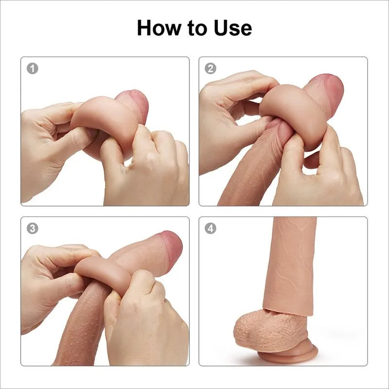 Revolutionary Silicone Nature Extender Flesh
