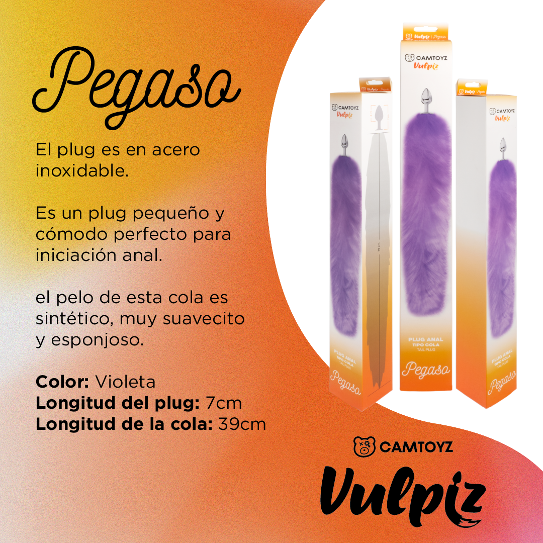 Plug Anal Con Cola Pegaso