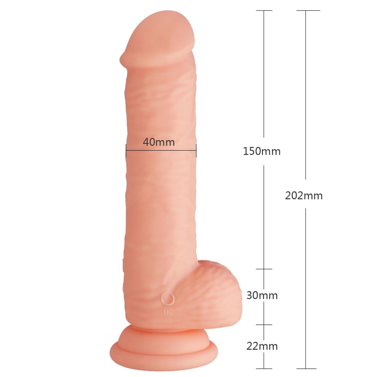Vibrador Realista Azrael 20,2 Cm